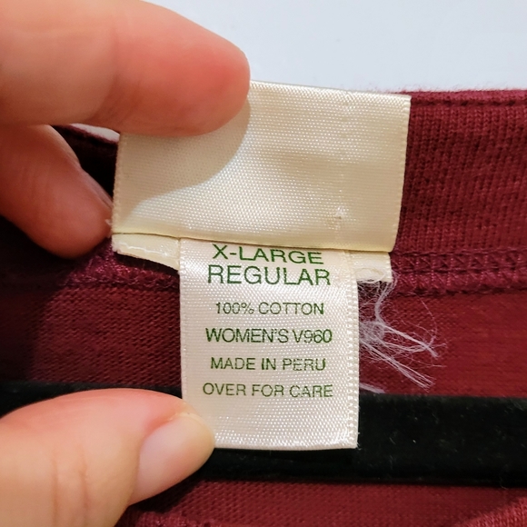 L.L. Bean Vintage Sweatshirt Dress, Long Sleeve,100% cotton, Size XL - Picture 6 of 7